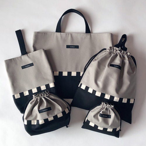 お名前刺繍可】入園入学 レッスンバッグ シューズケース 体操着袋 