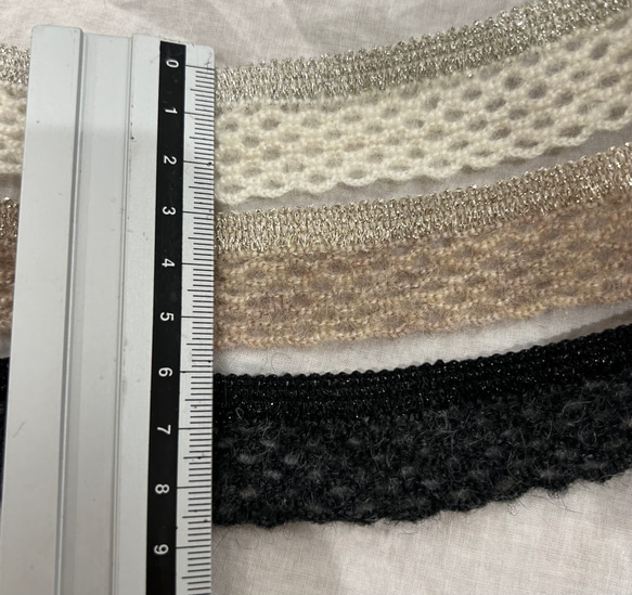 【50cm起】寬範圍RCP-00735N蕾絲花邊絲帶編織絲帶 第2張的照片