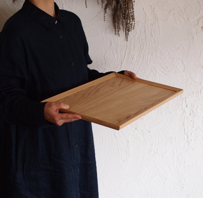 クリの木でつくる、余白を楽しむ卓上膳（Lサイズ）｜【予約販売】