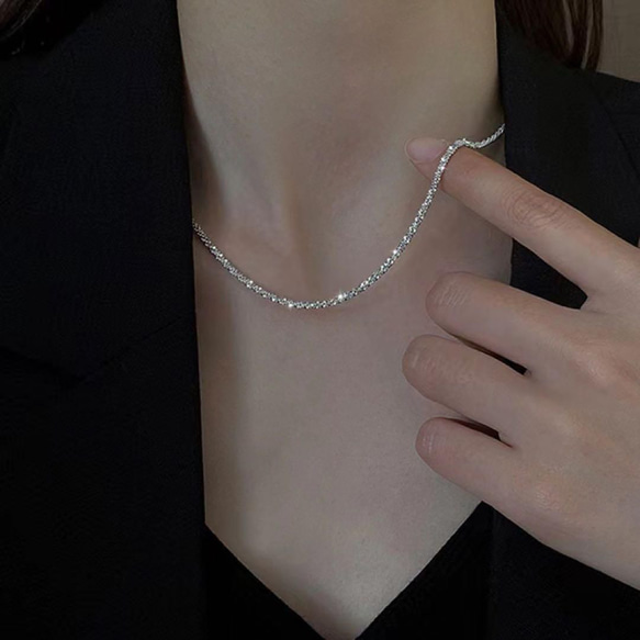 ポメラート　シルバー　キラキラ　ブレスレット　ネックレス　チェーン　アクセサリー 楽天市場】ポメラート シルバー ブレスレットの通販