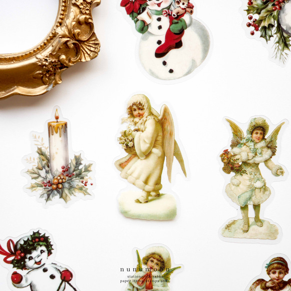 海外クリスマスシール　30枚　Xmas angel　[AT921] 2枚目の画像