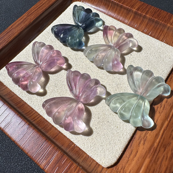 フローライトの蝶々羽根 4枚目の画像