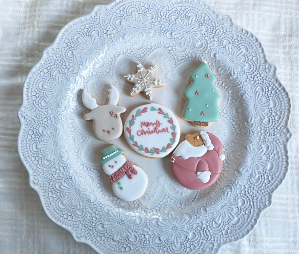 クリスマスクッキーセット　アイシングクッキークリスマス 1枚目の画像