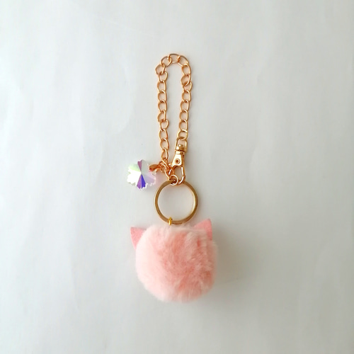 子猫ちゃんのバッグチャーム♡アートドール♡ぬいぐるみ♡ストラップ♡お花 子猫ちゃんのバッグチャーム♡アートドール♡ぬいぐるみ