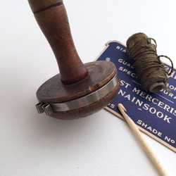 アンティークダーニングマッシュルーム　イギリス製　darning mashroom　裁縫　靴下ほころび　刺繍　手芸 3枚目の画像