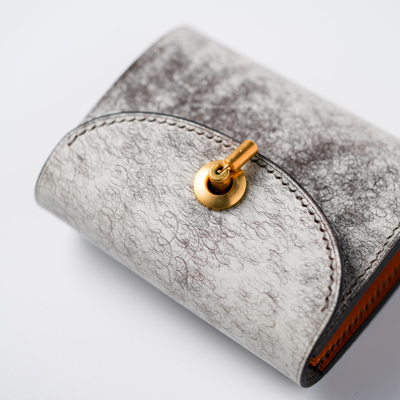 flap mini wallet [ MARGOT FOG / Topo ] オコシ金具 ver. ミニ財布 MARGOT FOG Topo