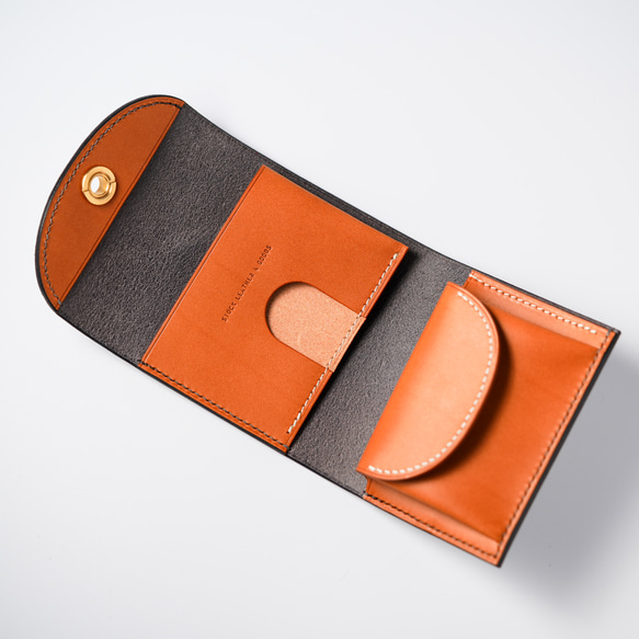 flap mini wallet [ MARGOT FOG / Topo ] オコシ金具 ver. ミニ財布 MARGOT FOG Topo