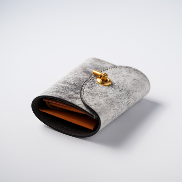 flap mini wallet [ MARGOT FOG / Topo ] オコシ金具 ver. ミニ財布 MARGOT FOG Topo