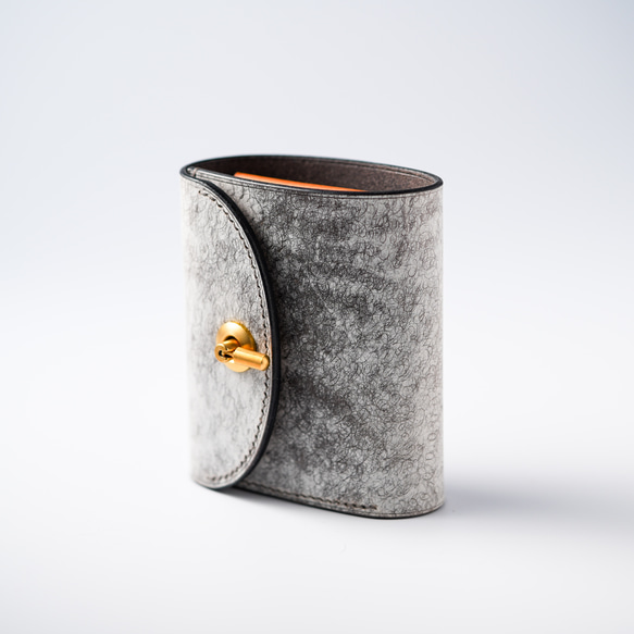 flap mini wallet [ MARGOT FOG / Topo ] オコシ金具 ver. ミニ財布 MARGOT FOG Topo