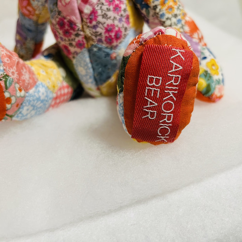 KARIKORICK BEAR パッチワークキルトのくまさん ぬいぐるみ