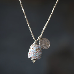 -old Millefiori- silver pendant 1枚目の画像