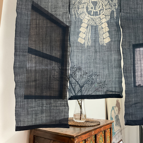 藍染 しめ縄飾り 暖簾 その他インテリア雑貨 すずなが 通販 16901137