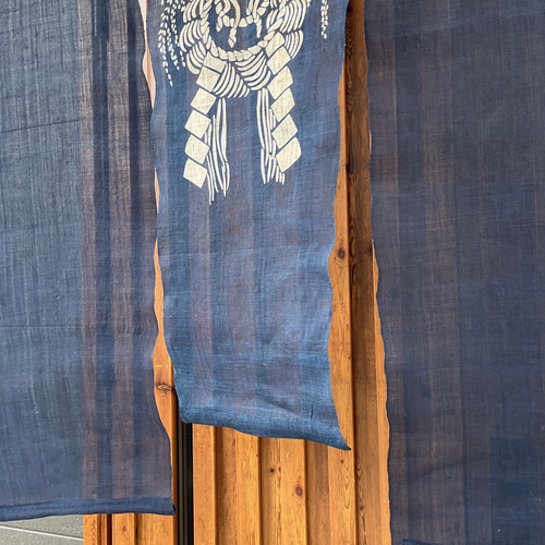 藍染 しめ縄飾り 暖簾 その他インテリア雑貨 すずなが 通販 16901137