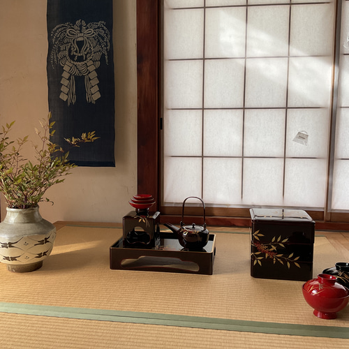 藍染 しめ縄飾り 暖簾 その他インテリア雑貨 すずなが 通販 16901137