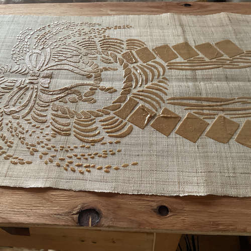 藍染　正月飾り　しめ縄　暖簾 藍染 しめ縄飾り 暖簾 その他インテリア雑貨 すずなが 通販 16901137