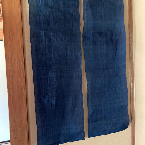 正藍染　正月飾り　単体　藍染め 正藍染 正月飾り 暖簾 その他アート すずなが 通販 16901137