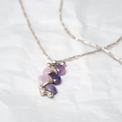 -Tiffany stone- silver pendant 2枚目の画像