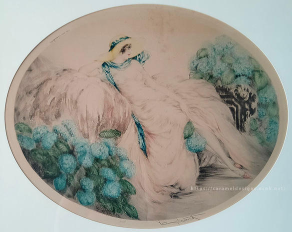 Louis Icart / ルイ・イカ―ル】1929年 オリジナルエッチング/銅