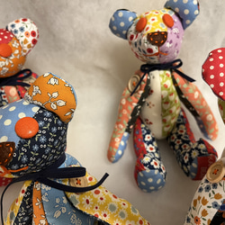 KARIKORICK BEAR パッチワークキルトのくまさん ぬいぐるみ