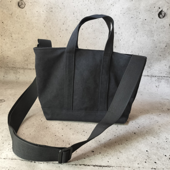 simple tote クロ 7枚目の画像