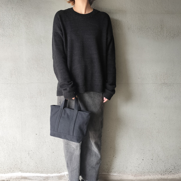 simple tote クロ 6枚目の画像