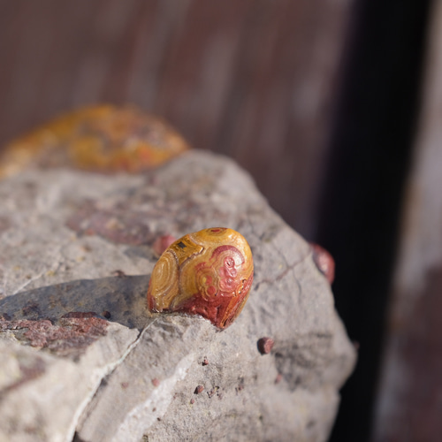 ゴビ石−1180 眼石　鉱物標本　『親子』　パワーストーン ゴビ石−1180 眼石 鉱物標本 『親子』 パワーストーン 【公式通販】