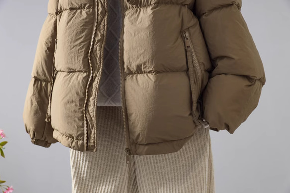 【全5色】冬 90%ダウンジャケット　カジュアルな軽い 厚手のコート　防風ジャケット 15枚目の画像