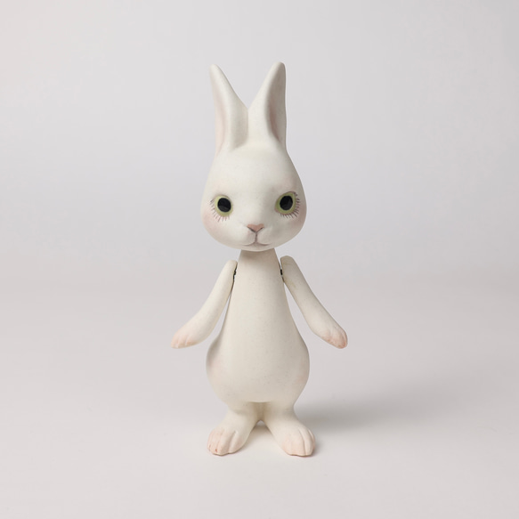 Rabbit Bisque doll ビスクドール　うさぎ　人形　ミニョネット 1枚目の画像