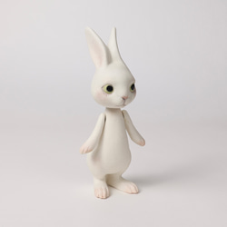 Rabbit Bisque doll ビスクドール　うさぎ　人形　ミニョネット 6枚目の画像