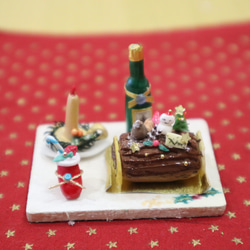 メリークリスマス・チョコレートケーキ・ミニブーツ・ワインセット 4枚目の画像