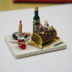 メリークリスマス・チョコレートケーキ・ミニブーツ・ワインセット 2枚目の画像
