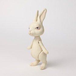 Rabbit Bisque doll ビスクドール　うさぎ　人形　ミニョネット 2枚目の画像
