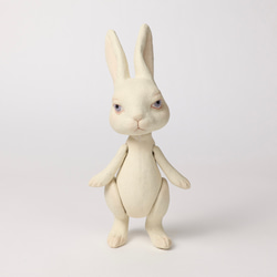 Rabbit Bisque doll ビスクドール　うさぎ　人形　ミニョネット 1枚目の画像