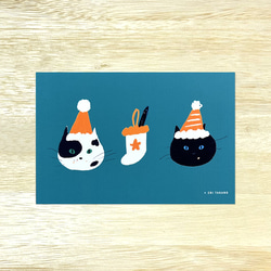クリスマスポストカード 6枚セット 5枚目の画像