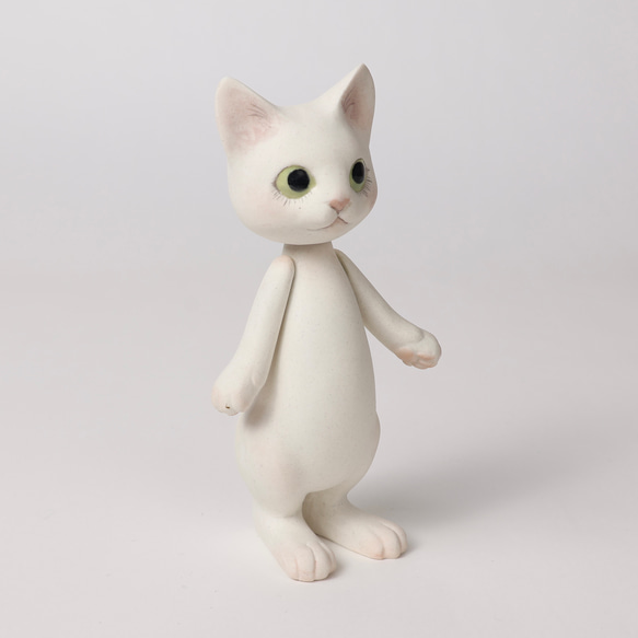 Cat Bisque doll ビスクドール　ねこ　人形　猫　ミニョネット　ドール 5枚目の画像
