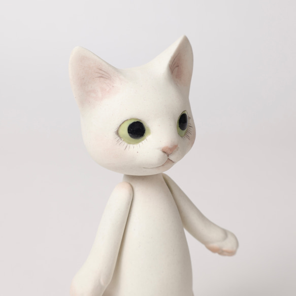 Cat Bisque doll ビスクドール　ねこ　人形　猫　ミニョネット　ドール 6枚目の画像