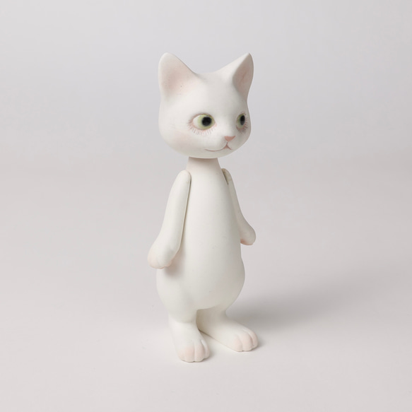 Cat Bisque doll ビスクドール　ねこ　人形　猫　ミニョネット 5枚目の画像