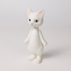 Cat Bisque doll ビスクドール　ねこ　人形　猫　ミニョネット 2枚目の画像