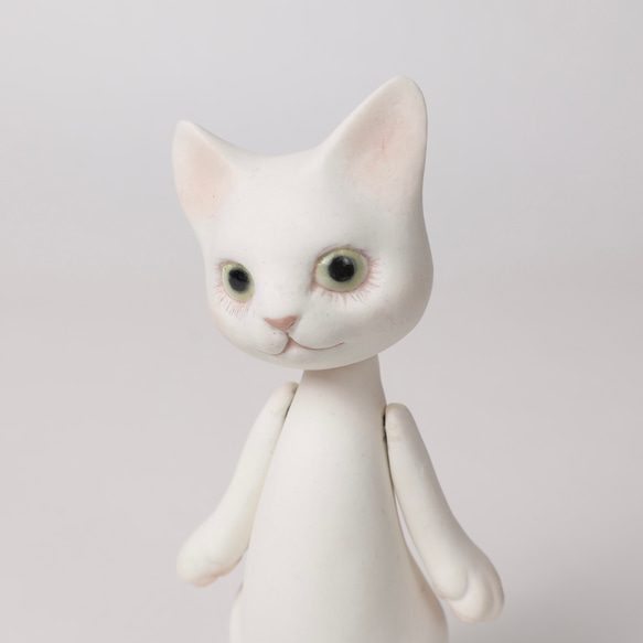 Cat Bisque doll ビスクドール　ねこ　人形　猫　ミニョネット 6枚目の画像