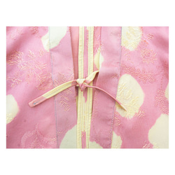子供服(1-3才用）ハンドメイドドット(水玉)柄、ビスコースミニ着物、羽織シャツ MOMOZONO original 5枚目の画像