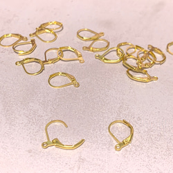 フープピアス 15ｍｍ 20個 お肌に優しい カドニウム・鉛フリー ゴールド 3枚目の画像