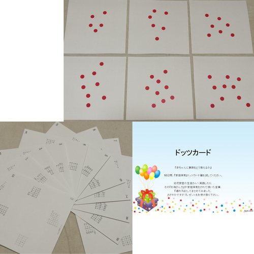 知育玩具0歳～6歳】 家庭保育ドッツカード30 (^^♪ おもちゃ