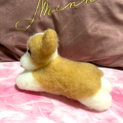 限定品❤︎♡ハンドメイド　羊毛フェルト　コーギー♡羊毛フェルト置物❤︎可愛い❤︎愛犬 8枚目の画像