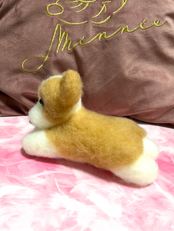 限定品❤︎♡ハンドメイド　羊毛フェルト　コーギー♡羊毛フェルト置物❤︎可愛い❤︎愛犬 8枚目の画像