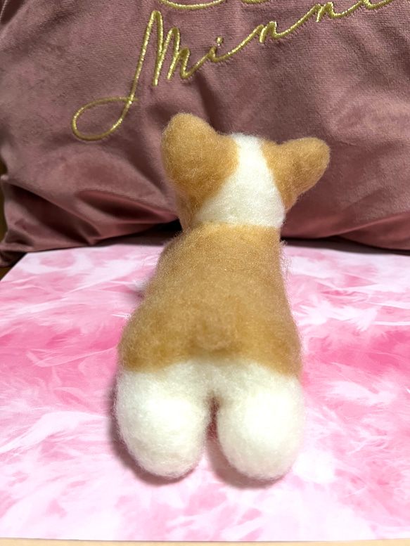 限定品❤︎♡ハンドメイド　羊毛フェルト　コーギー♡羊毛フェルト置物❤︎可愛い❤︎愛犬 7枚目の画像