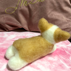 限定品❤︎♡ハンドメイド　羊毛フェルト　コーギー♡羊毛フェルト置物❤︎可愛い❤︎愛犬 6枚目の画像