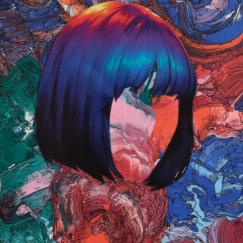 ○原画一点物○『絵も#2』インテリアアートパネル 絵画 アヤノ
