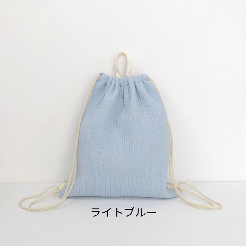 体操着袋ナップサック ☆ ヌビ キルト 体操服袋・お着替え袋