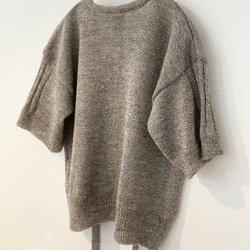 手編み機による Rosie British Alpaca Sweater 4枚目の画像