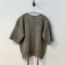 手編み機による Rosie British Alpaca Sweater 2枚目の画像